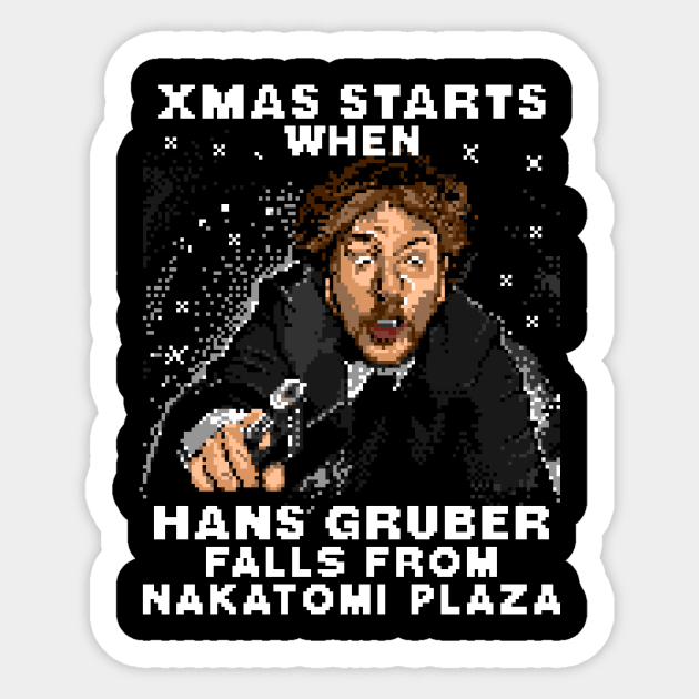 A Gruber Xmas Sticker by CoDDesigns